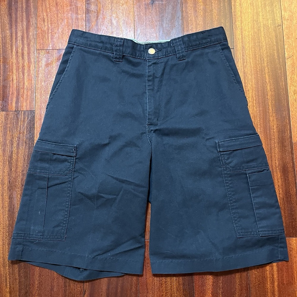 Dickies Shorts Mens 32 Flex Cargo Navy Blue Workwear Outdoor Utility Gorpcore